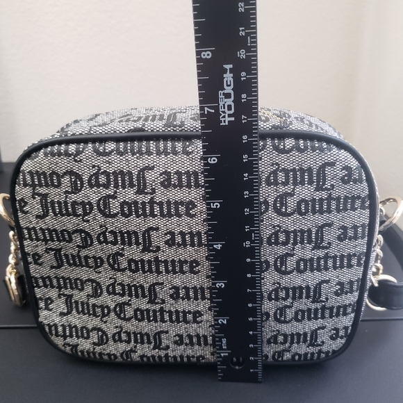 Juicy Couture Eastside Westside Camera Black/Beige Crossbody Bag NWT - Picture 15 of 16